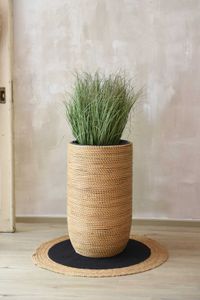 Pflanzkübel Rattan MACETA Natur