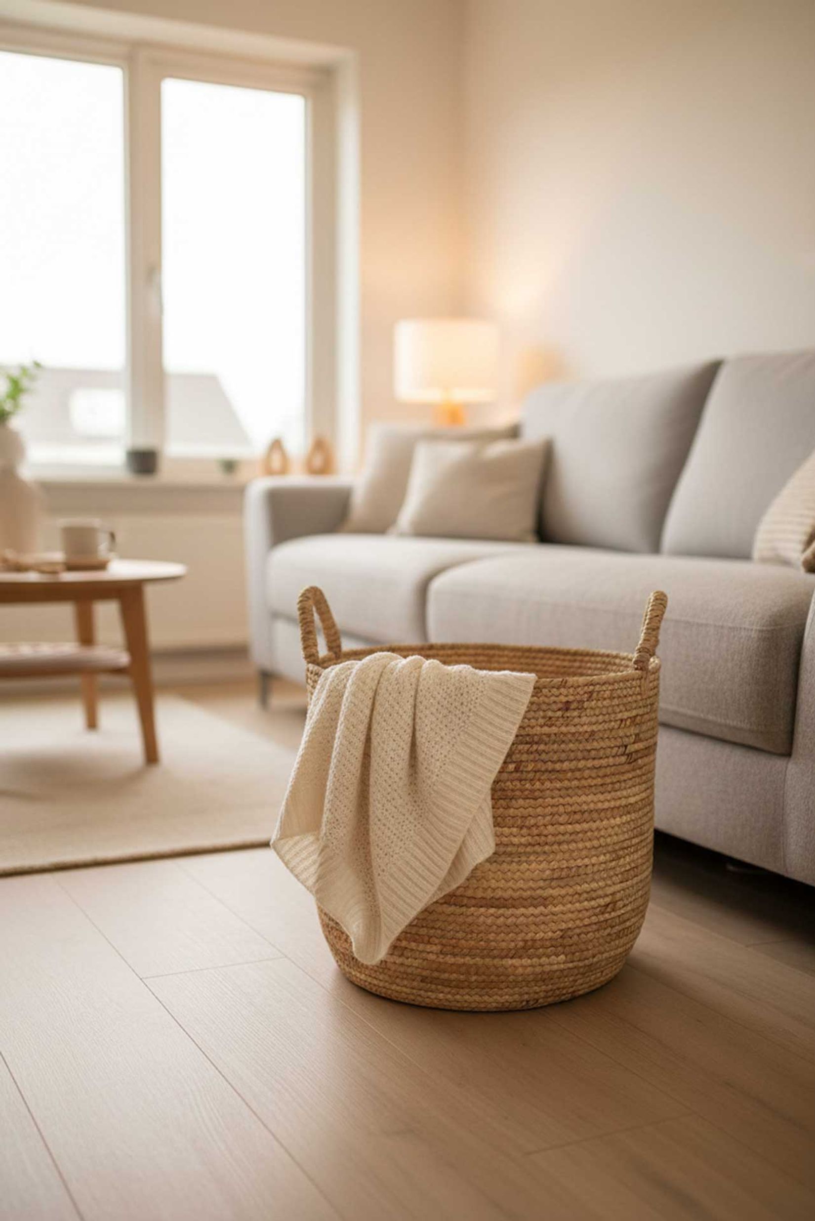 Korb DORMANTE Wasserhyazinthe Natur