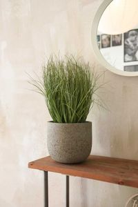 Pflanzkübel Blumentopf Fiberzement CALDO Erdgrau