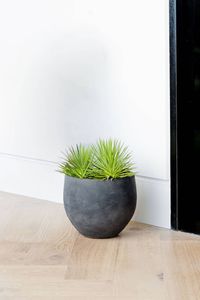 Pflanzkübel Blumentopf Fiberglas RAFIOT Anthrazit