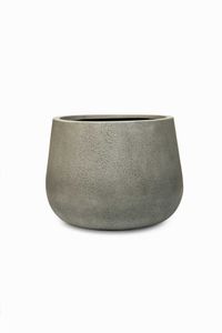 Pflanztopf Blumentopf Fiberglas GIRAR Vesuvgrau
