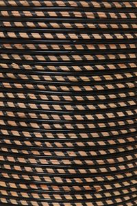 Pflanzkübel Rattan MASTELLO Schwarz Natur