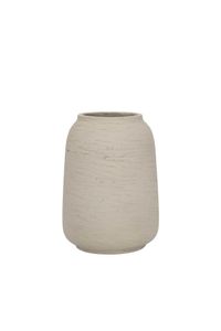 Tischvase MONTI Fiberglas 24x34 cm Beige