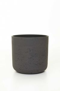 Blumentopf Pflanztopf Fiberglas CHICO Dunkelgrau