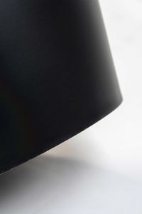 Pflanzkübel Bodenvase Fiberglas BERBELO Schwarz Matt