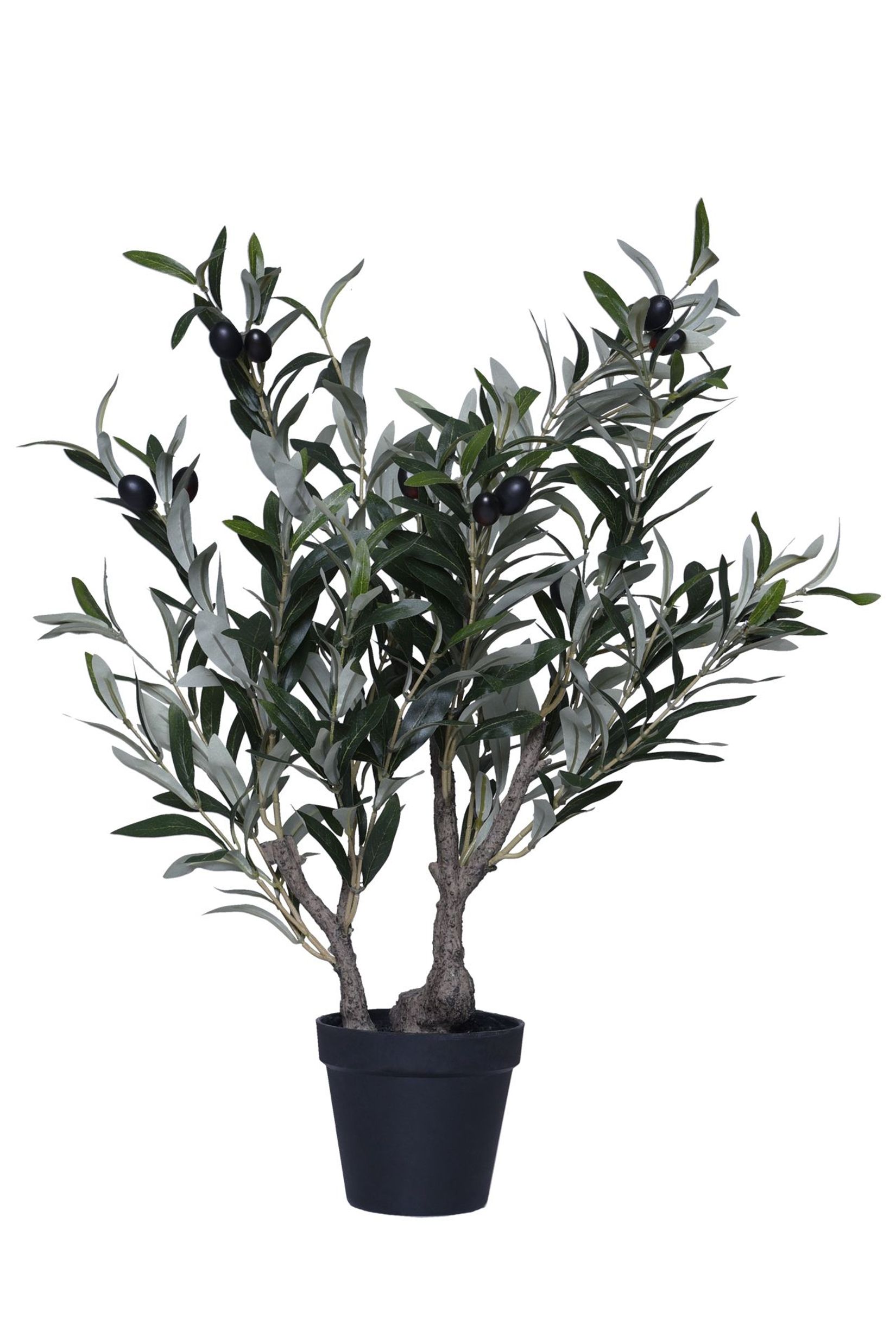 Kunstpflanze künstlicher Olivenbaum im Topf Kunststoff OLIVEIRA