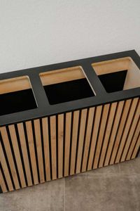 Pflanzkübel Holz aus Akustikpaneelen SILENT