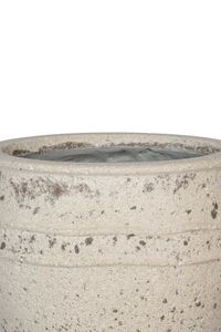 Blumentopf KALDERO Fiberzement 29x25 cm Beige