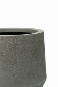 Pflanzkübel Blumenkübel Fiberglas NEXORA Vesuvgrau