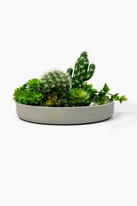 Pflanzschale Dekoschale Fiberglas ORYVEN Beton-Design Grau