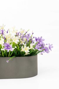 Pflanzschale Dekoschale SOLENA Fiberglas Betongrau