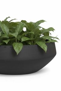 Pflanzschale Dekoschale Fiberglas SKRELLE Vulkangrau