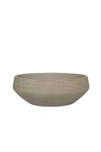 Pflanzschale Dekoschale Fiberglas SKRELLE Vulkanbeige