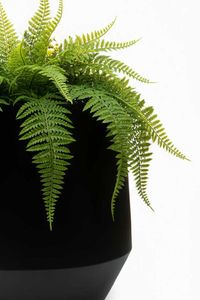 Blumentopf Pflanztopf Fiberglas NEXORA Schwarz