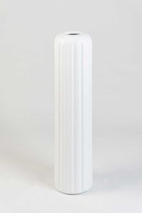 Bodenvase VERTA Fiberglas Weiß Matt 