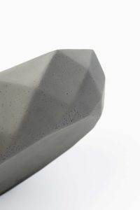 Pflanzschale Dekoschale Fiberglas CAVERO Betongrau