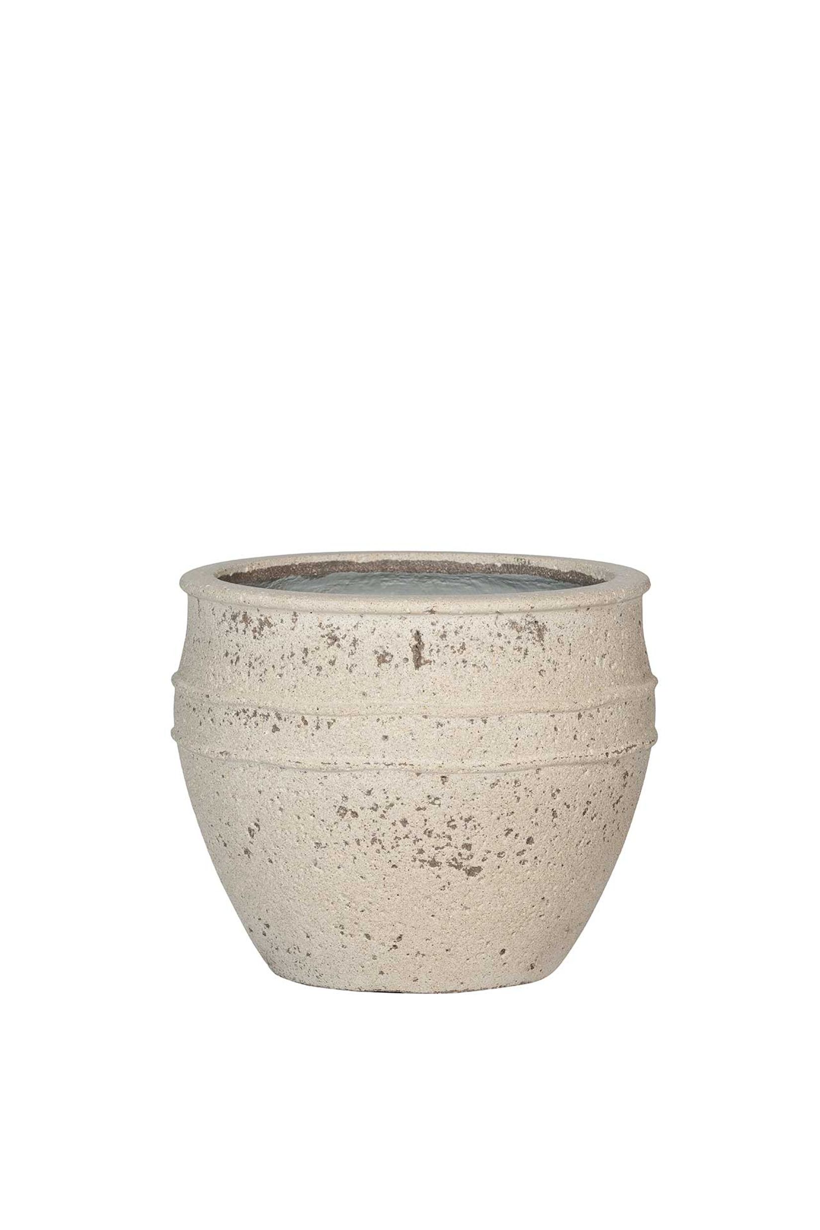 Blumentopf KALDERO Fiberzement 41x33 cm Beige Blumentopf KALDERO Fiberzement 41x33 cm Beige
