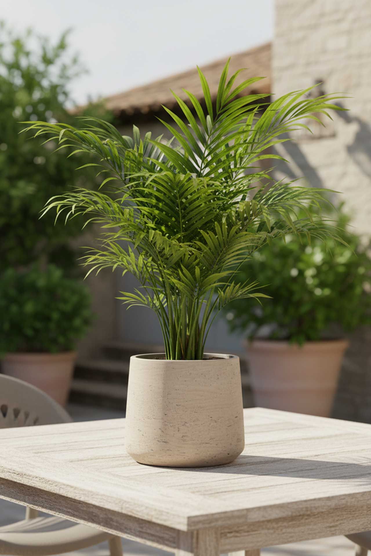 Blumentopf TROPICO Fiberglas 23x20 cm Beige | 23x20 cm | 302610623195
