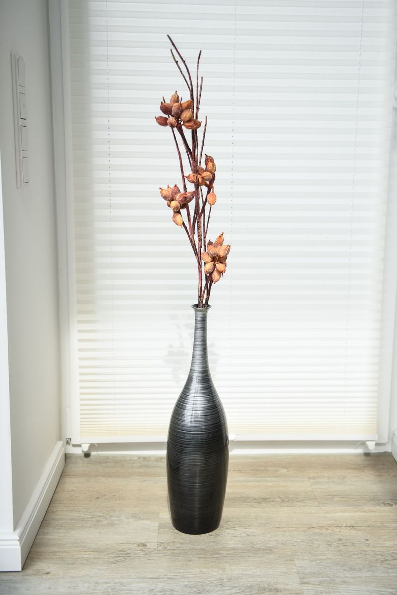 Vase Deko Bodenvase Fiberglas 