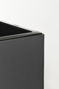 Pflanzkübel Blumenkübel Zink "Linea", Anthrazit