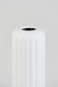 Bodenvase VERTA Fiberglas Weiß Matt 