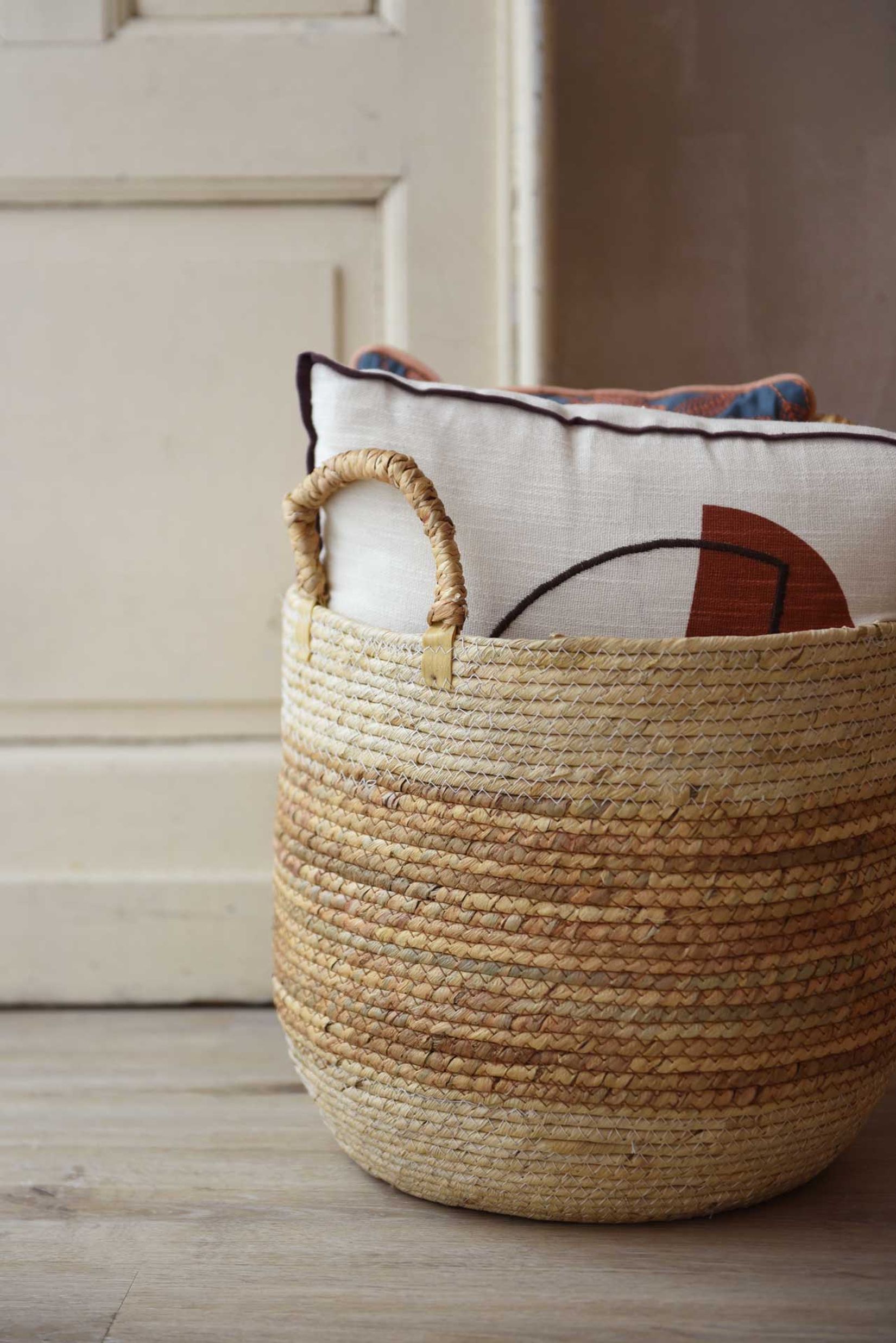 Korb DORMANTE Maisblatt Natur