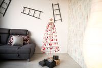 Weihnachtsbaum Tannenbaum modern Holz SPIRA SMALL OVAL