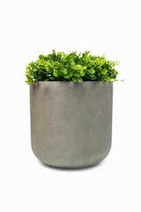 Blumentopf Pflanztopf Fiberglas CHICO Vesuvgrau