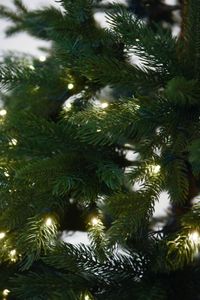Künstlicher Premium Weihnachtsbaum Nordmanntanne LED, 210 cm hoch