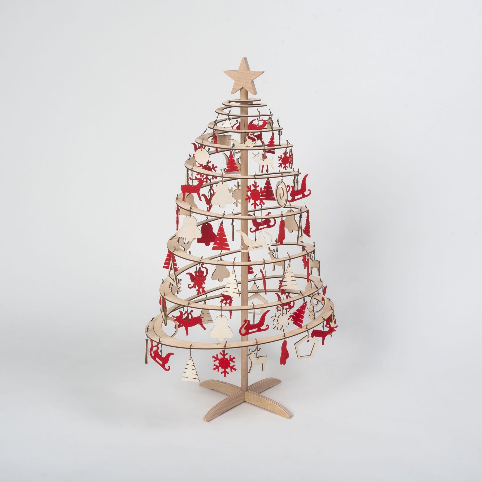 Deko Dekoration für Weihnachtsbaum Tannenbaum SPIRA SMALL OVAL MIX