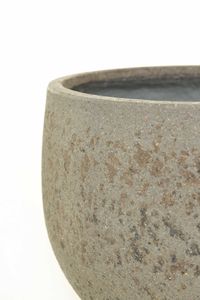 Pflanzkübel Blumentopf Fiberzement RAFIOT Erdgrau