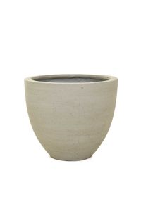 Pflanzkübel Blumentopf Fiberzement VIRINGO Dünenbeige