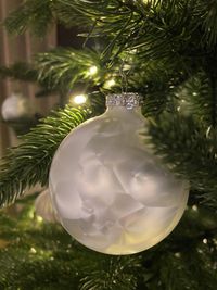 Weihnachtskugeln Weihnachtsbaumkugeln Eislack Eis ICY 18-teilig Weiß