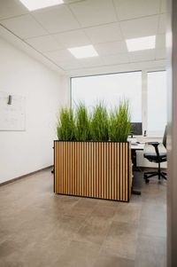 Pflanzkübel Holz aus Akustikpaneelen SILENT
