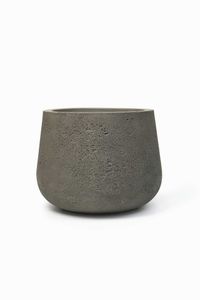 Pflanztopf Blumentopf Fiberglas GIRAR Vesuvgrau