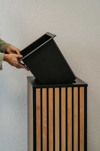 Pflanzkübel Holz aus Akustikpaneelen SILENT