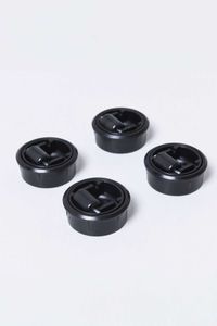 Bohrsenkrolle rund hart 4er Set ROLLAR schwarz