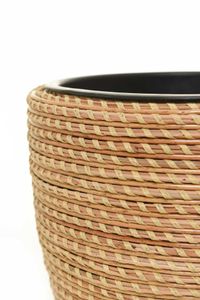 Pflanzkübel Rattan MASTELLO Natur
