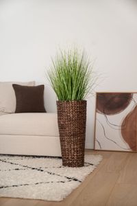 Pflanzkübel Blumenkübel Wasserhyazinthe "Classic Round", Braun