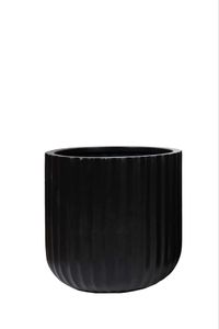 Blumentopf CHICO ARC Fiberglas 40x40 cm Schwarz