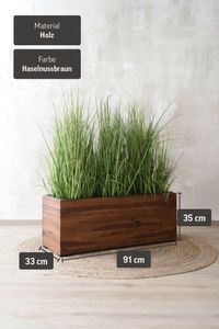 Pflanzkübel Blumenkübel Holz MAXI mit Einsatz