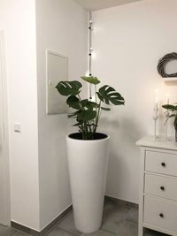 Pflanzkübel Blumenkübel Fiberglas "Rondo Classico", Weiß Hochglanz
