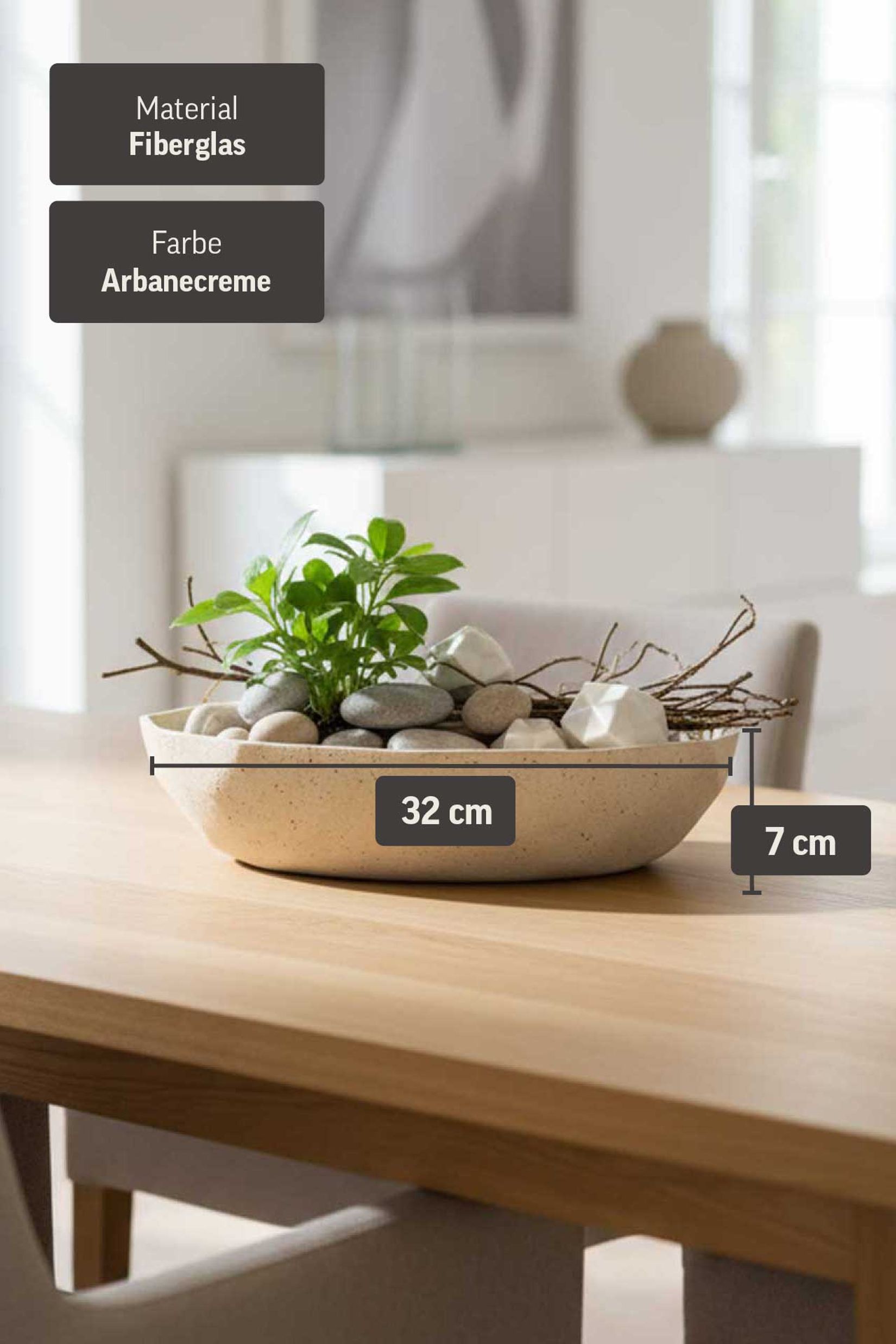 Pflanzschale Dekoschale Fiberglas CAVERO Arbanepoly Pflanzschale Dekoschale Fiberglas CAVERO Arbanepoly