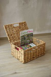 Korb Regalkorb SECCHIO Wasserhyazinthe Natur