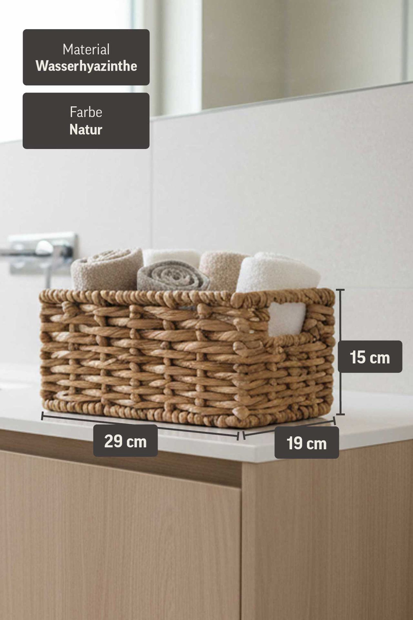 Regalkorb CESTERO Wasserhyazinthe Natur Regalkorb CESTERO Wasserhyazinthe Natur