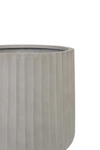 Blumentopf VEKRA ARC Fiberglas 48x50 cm Grau